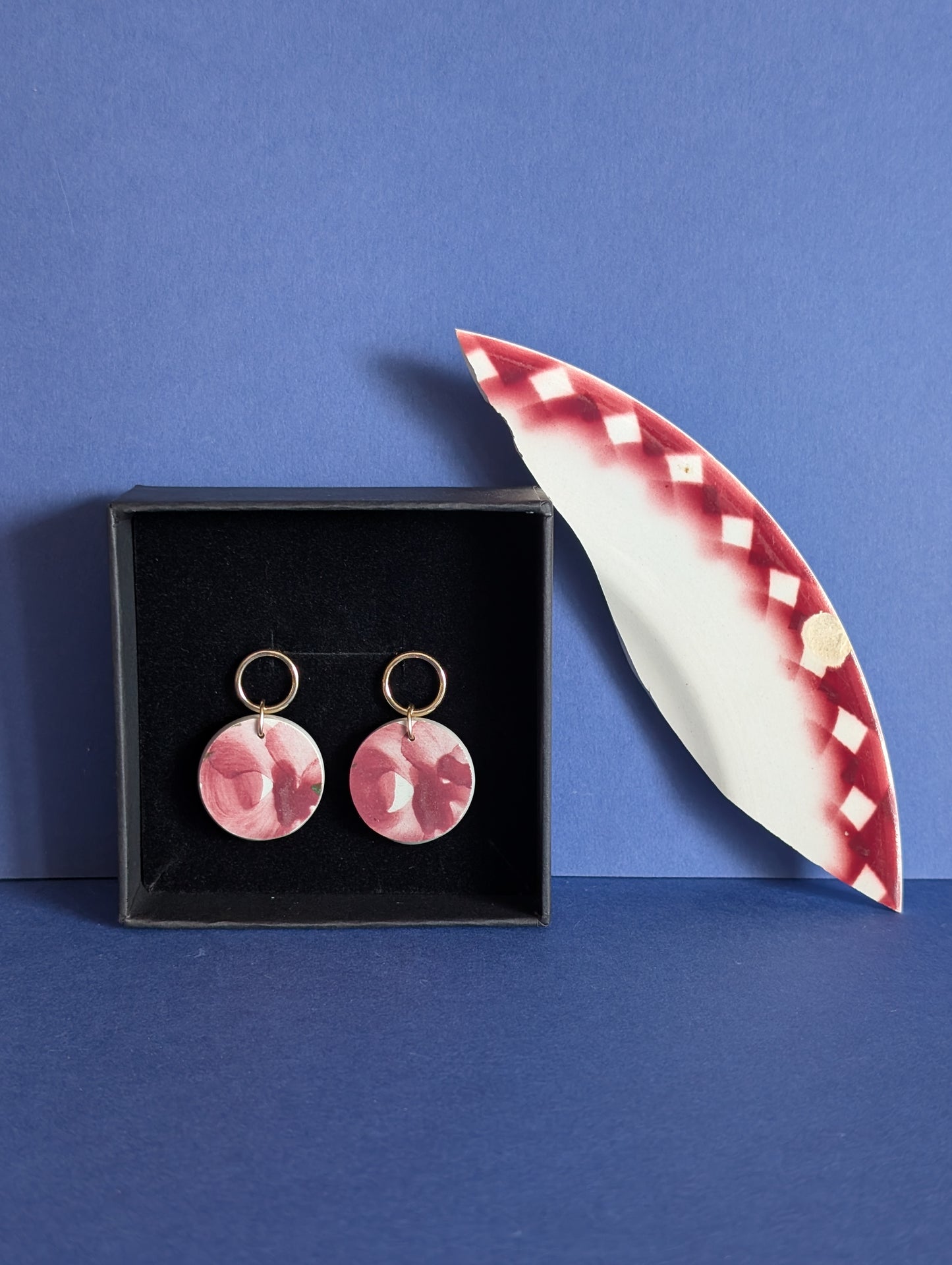 Boucles d'oreilles Pétales roses