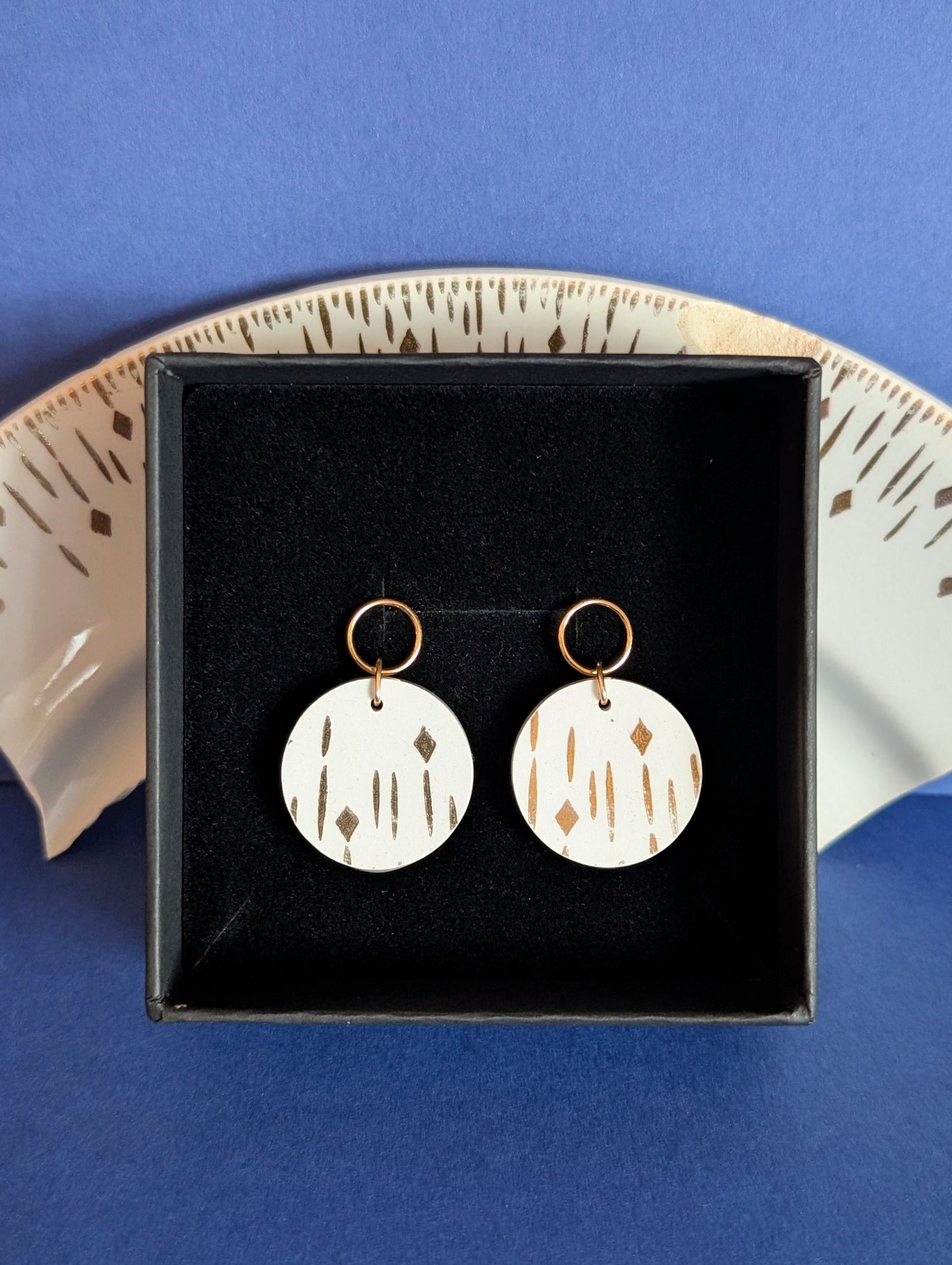 Boucles d'oreilles Losanges d'or 2