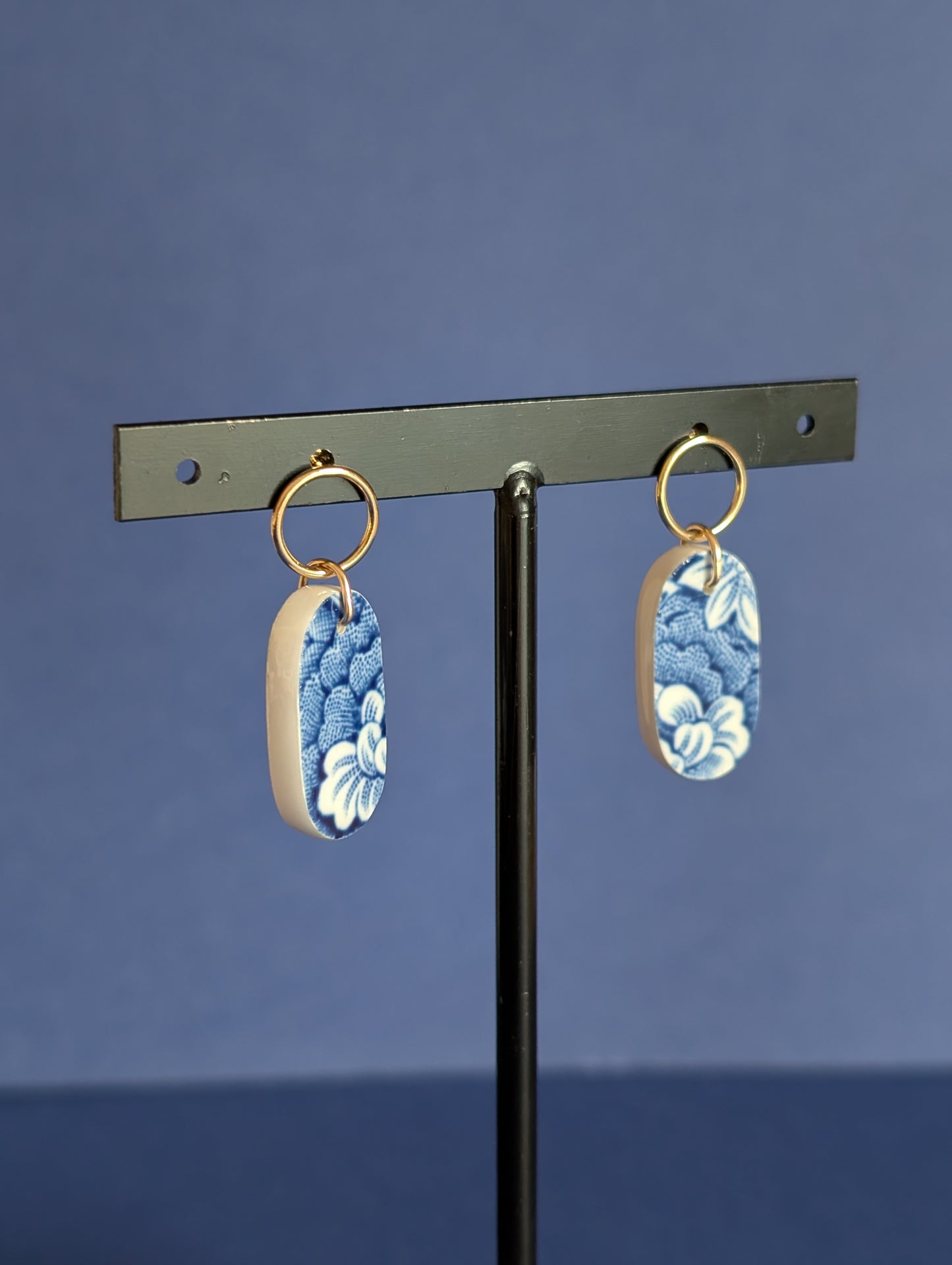 Boucles d'oreilles Windsor 3 mini, doubles faces