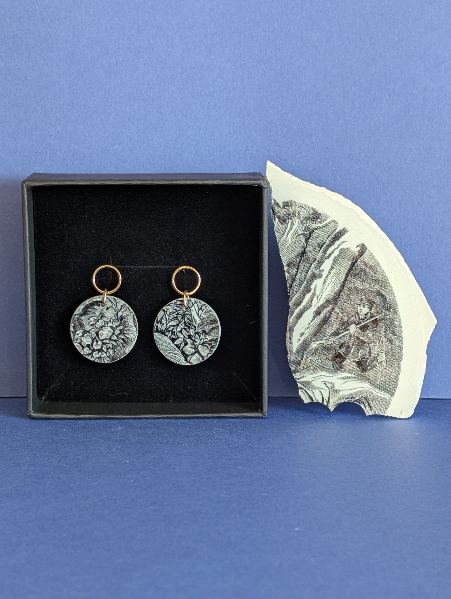 Boucles d'oreilles Sangliers Sarreguemines