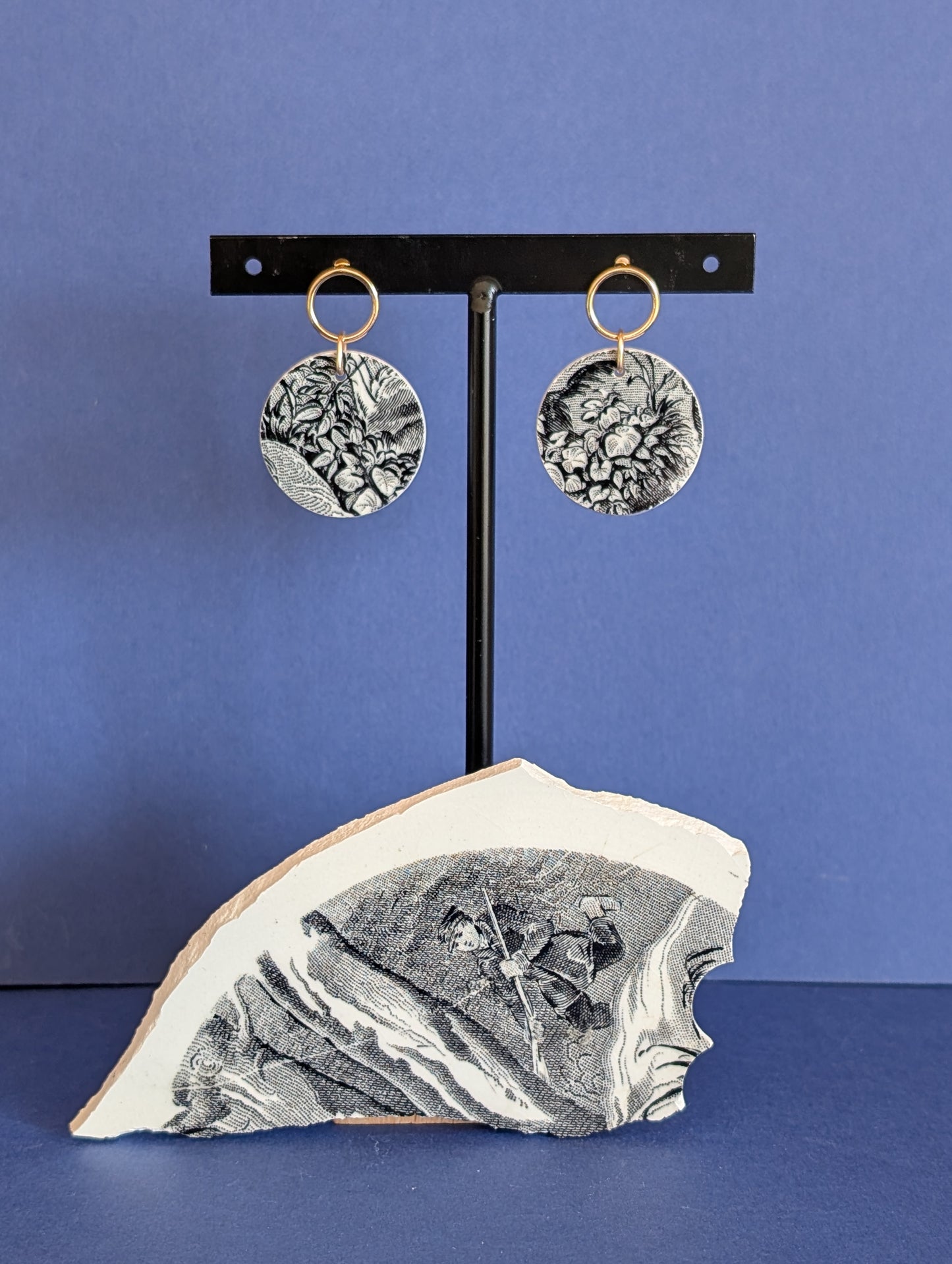 Boucles d'oreilles Sangliers Sarreguemines
