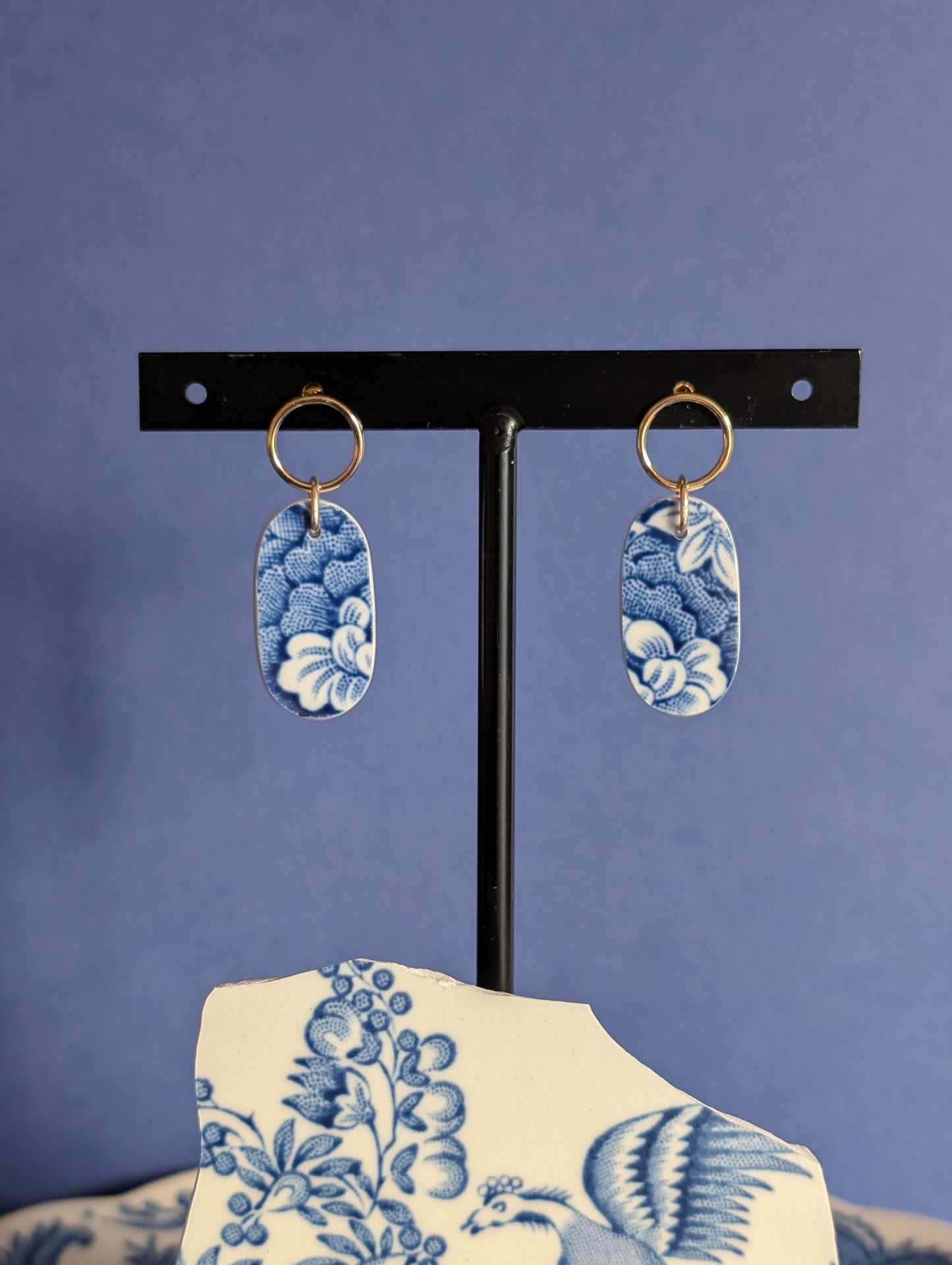 Boucles d'oreilles Windsor 3 mini, doubles faces
