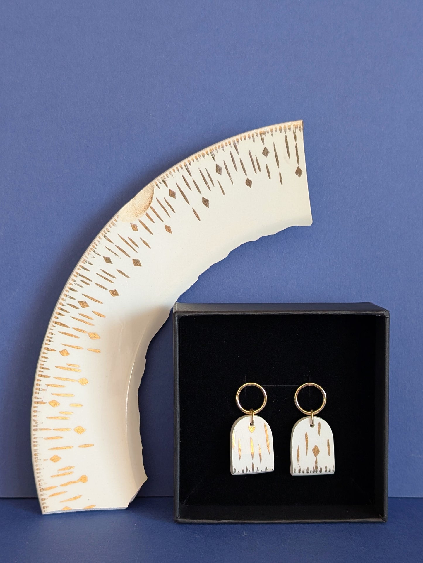 Boucles d'oreilles Losanges d'or 1