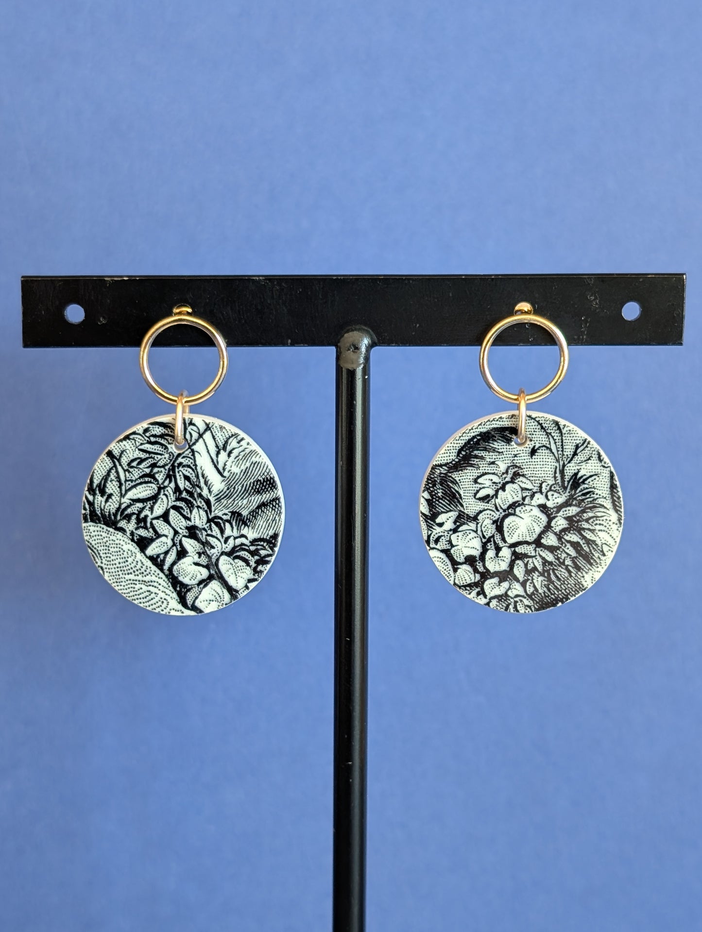 Boucles d'oreilles Sangliers Sarreguemines