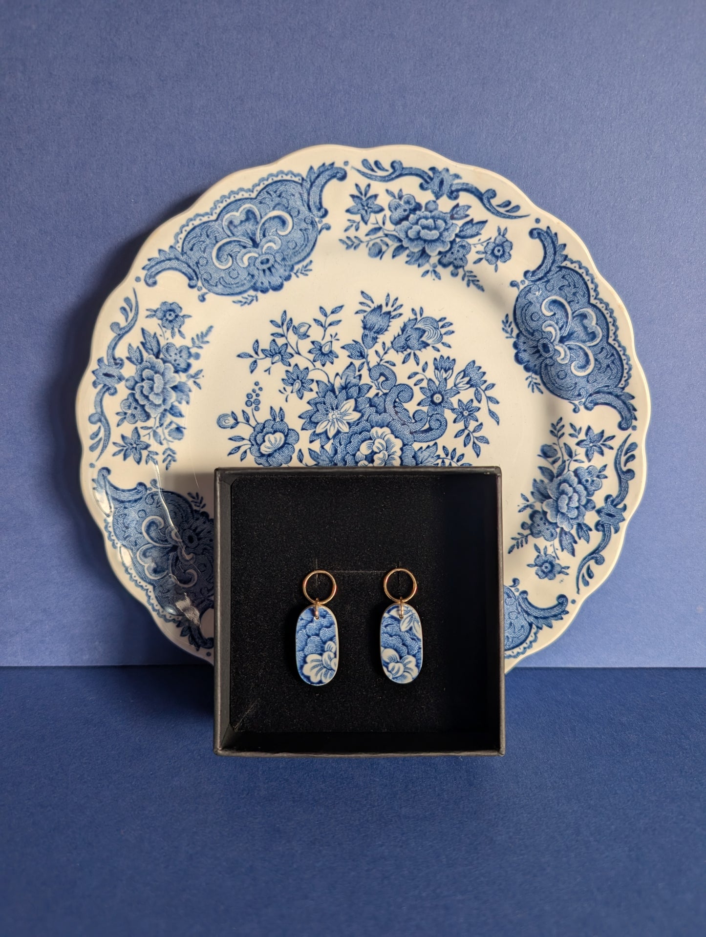 Boucles d'oreilles Windsor 3 mini, doubles faces